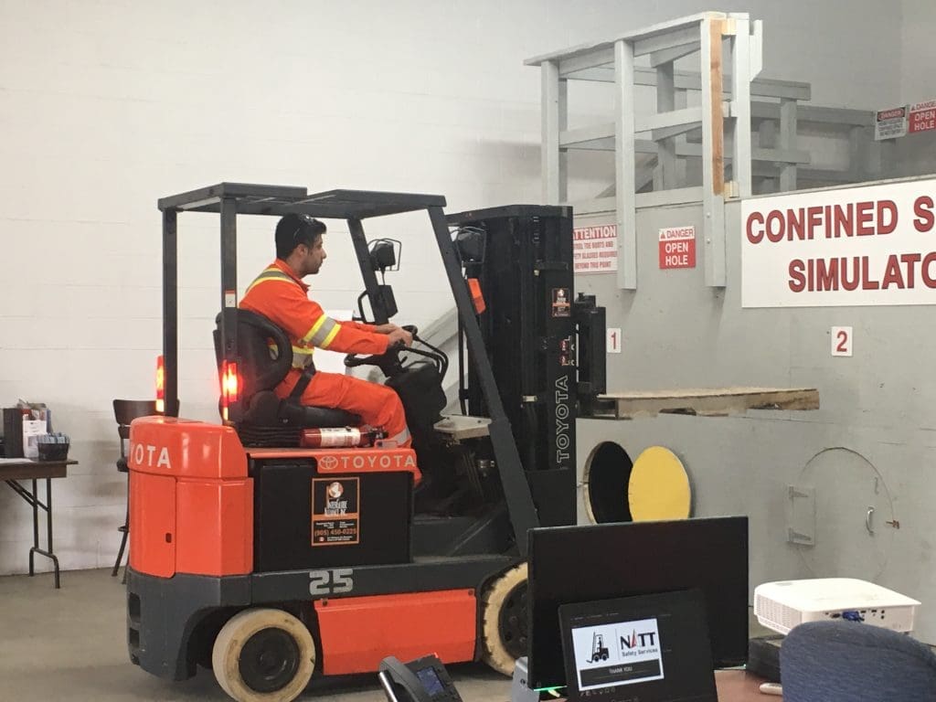 forklift training in Sudbury